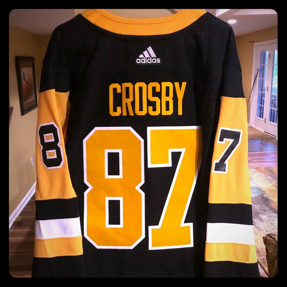 Sidney Crosby NHL Penguins Adidas Hockey Jersey